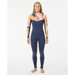 Combinaison intégrale Femme RIPCURL Dawn Patrol 3/2 Chest Zip Peach 14