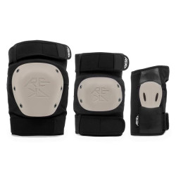 Set de protection REKD Shield Triple Pad Set Black/Beige