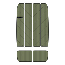 Pad surf MYSTIC Ambush Mid + Front Deckpad Army