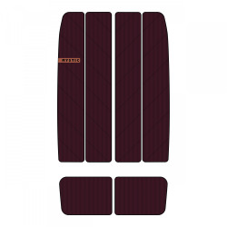 Pad surf MYSTIC Ambush Mid + Front Deckpad Merlot
