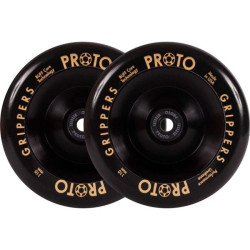 Paire de roues trottinette PROTO Gripper Fullcore Noir 110mm