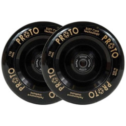 Paire de roues trottinette PROTO Slider Fullcore Noir 110mm