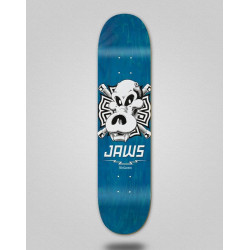 Plateau skate BIRDHOUSE SKATEBOARDS Jaws Skull Blue 8.25
