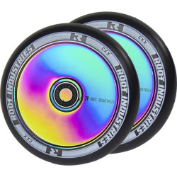 Paire de roues trottinette ROOT INDUSTRIES Air Neochrome 120mm