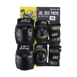 Set de protection 187 Jr. Six Pack Set Camo OSFA