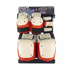Set de protection 187 Jr. Six Pack Set Lizzie Orange OSFA