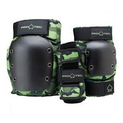 Set de protection PRO-TEC Street Gear Junior 3 Pack Open Camo YM