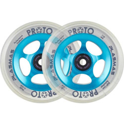 Paire de roues trottinette PROTO Plasma Electric Blue 110mm