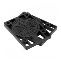 Riser pads skateboard INDEPENDENT Pads (Jeu De 2) Pouce Hard Noir 0.25