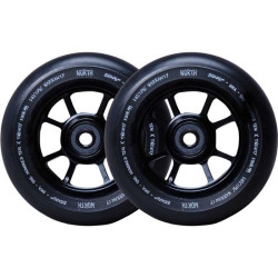 Paire de roues trottinette NORTH Signal Matte Black 30mm