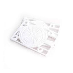 Riser pads skateboard INDEPENDENT Pads (Jeu De 2) Pouce Hard Blanc 0.125