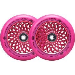 Paire de roues trottinette ROOT INDUSTRIES Lotus Radiant Pink 110mm