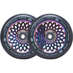Paire de roues trottinette ROOT INDUSTRIES Lotus Fuel/Black 110mm