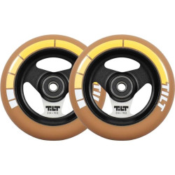 Paire de roues trottinette TILT Stage I Gold Stripe 110mm