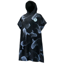 Poncho SOORUZ Chasm Cotton Black