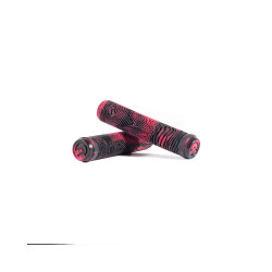 Poignées trottinette NORTH  Black/Red swirl