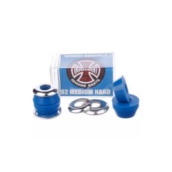 Gommes skateboard INDEPENDENT Bushings (Jeu De 4) Conical Medium Hard 92A Bleu
