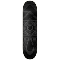 Plateau de skate BLUEPRINT Home Heart Noir/Gris 8.25