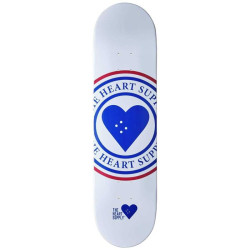Plateau de skate HEART SUPPLY Insignia Blanc 8.25