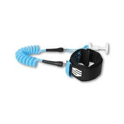 Leash bodyboard SNIPER Deluxe Poignet Noir / cyan