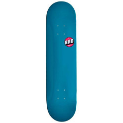 Plateau de skate RAD Blank Logo Bleu-vert 8.0