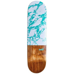 Plateau de skate VERB Marble Dip Blanc 8.25