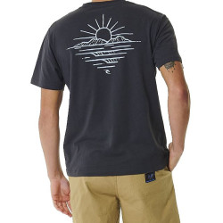 Tee shirt RIPCURL Vaporcool Paradise Washed Black L