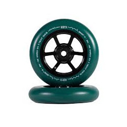 Paire de roues trottinette NORTH Signal V2 Black/Forest 110mm