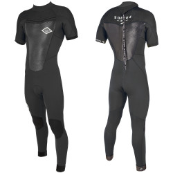 Combinaison Steamer Sooruz Fighter 3/2 SS Backzip Grey/Black