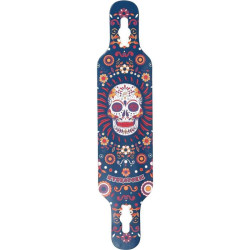 Plateau de skate longboard HYDROPONIC DT Mexican Skull Navy 39.25