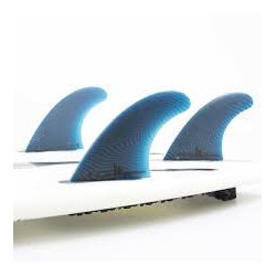 Set d´aileron surf Thruster FCS II Performer Neo Glass Tri Fins Medium Teal
