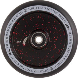 Roue trottinette STRIKER Lighty Fullcore V3 Red Splash 110mm