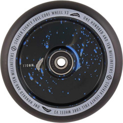 Roue trottinette STRIKER Lighty Fullcore V3 Blue Splash 110mm
