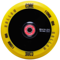 Roue trottinette CORE Hollow V2 Jaune 110mm