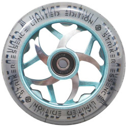 Roue trottinette STRIKER Essence V3 Clear Bleu-vert 110mm