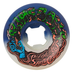 roue skateboard Slime Balls Wheels (Jeu De 4) 53Mm Hairballs 50-50 W Blu 95A