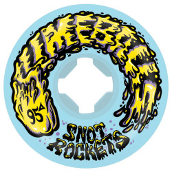 roue skateboard Slime Balls Wheels (Jeu De 4) 53Mm Snot Rockets Blue 95A