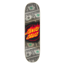Plateau skate Santa Cruz Deck Dollar Flame Dot 8.0 X 31.6