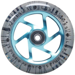 Roue trottinette STRIKER Lux Clear Bleu-vert 110mm