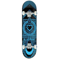 Skate BLUEPRINT Home Heart Noir/Bleu 7.75