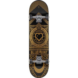 Skate BLUEPRINT Home Heart Noir/Or 8.125