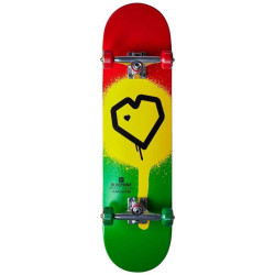 Skate BLUEPRINT Spray Heart V2 Rasta 2 8.0