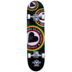 Skate HEART SUPPLY Orbit Logo Noir/Blanc/Rouge 7.75