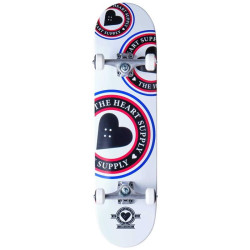 Skate HEART SUPPLY Orbit Logo Blanc/Noir/bleu 8.0