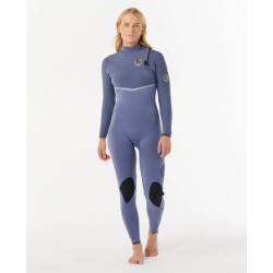 Combinaison intégrale femme RIPCURL EBomb ZF 5/3 Grey Blue
