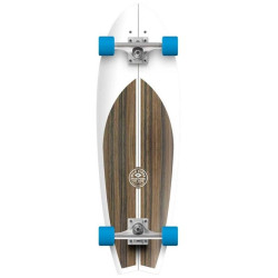 Skate cruiser HYDROPONIC Fish White / Brown 31.5