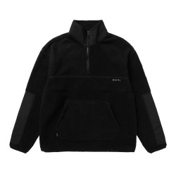 Sweat polaire MYSTIC DTS Teddy half zip Black L