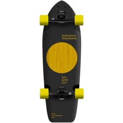 Surf skate HYDROPONIC Square Lunar Black/Yellow 31.5