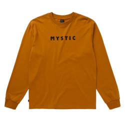 Brand L/S Tee - Golden Brown Mystic