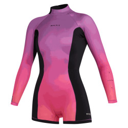 Lunar BK Longarm Shorty 2/2mm Bzip Women - Coral - L